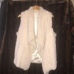 Calvin Klein Cream Plush Vest